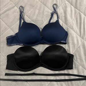 Adjustable Padded Bras, 36 A
